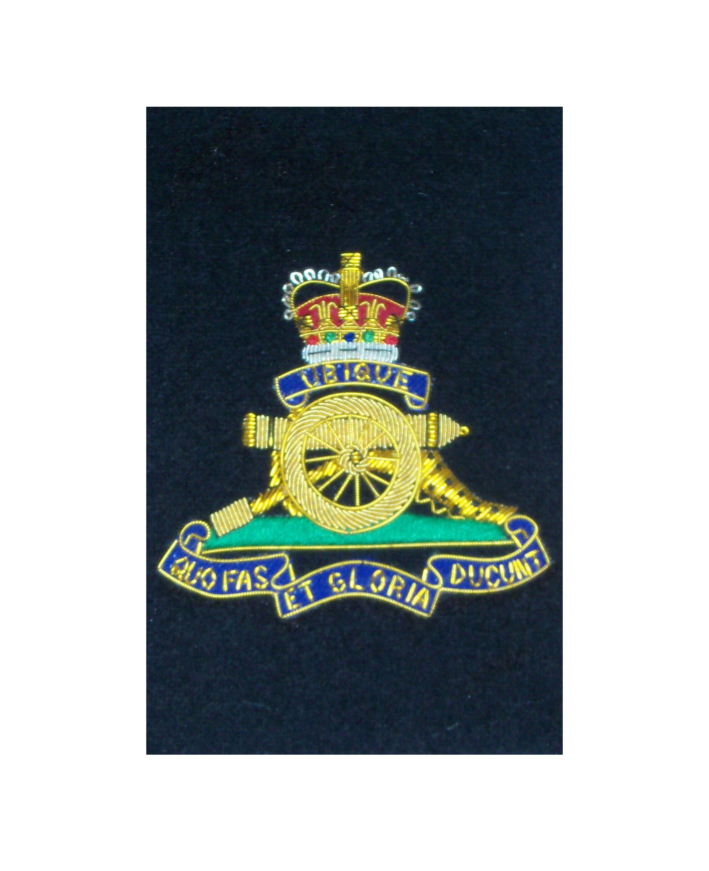 Small Embroidered Badge - Royal Artillery